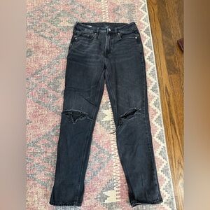 American eagle strigid mom jeans